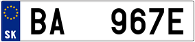 Truck License Plate